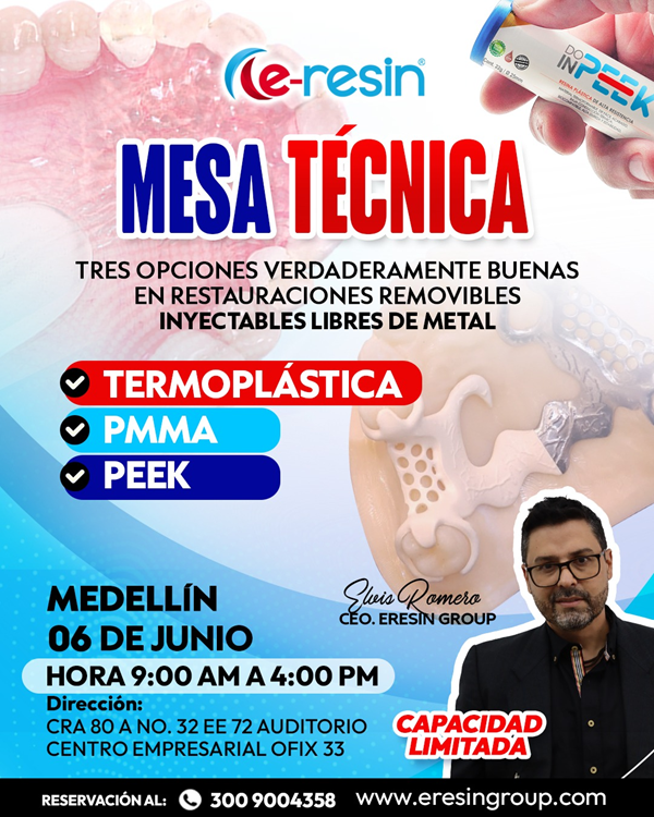 Mesa Técnica: Restauraciones Removibles Inyectables Libres de Metal